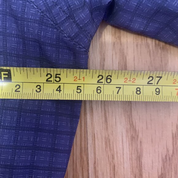 VTG Sunice Golf Pullover Sweater Mens Large Blue Plaid Windbreaker Long Sleeve - Picture 6 of 12